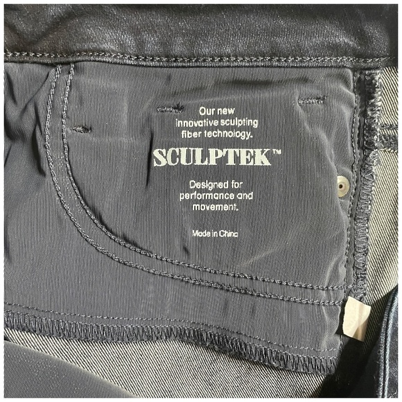 Athleta Sculptek Ultra Skinny Jean, Midnight Blue, Size 6 - Picture 6 of 8